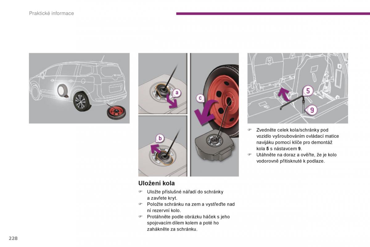 Peugeot 5008 navod k obsludze / page 230