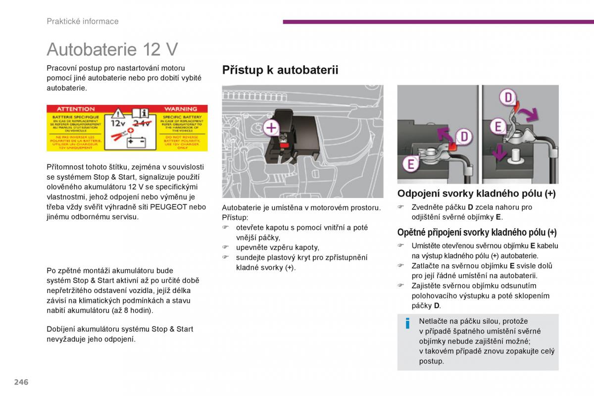 Peugeot 5008 navod k obsludze / page 248