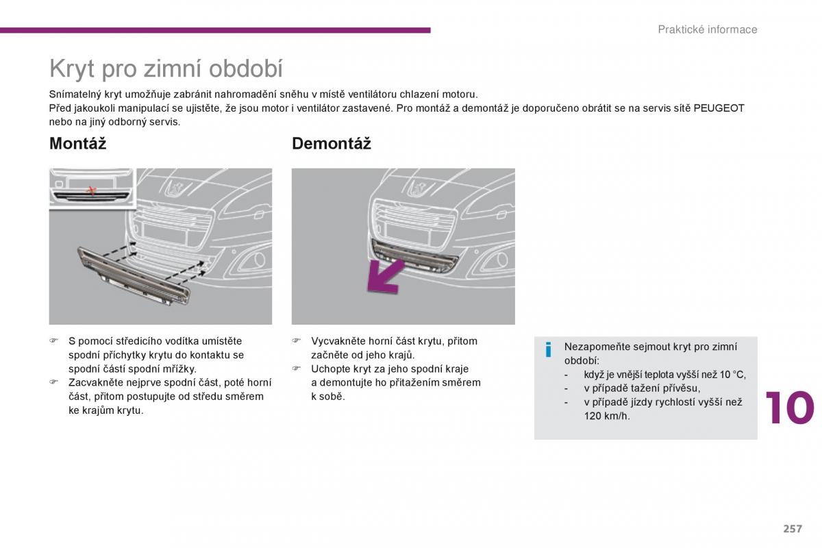 Peugeot 5008 navod k obsludze / page 259