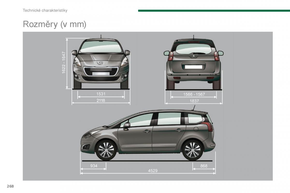 Peugeot 5008 navod k obsludze / page 270