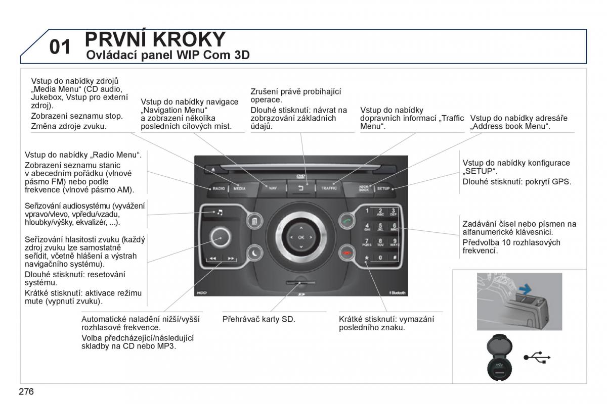 Peugeot 5008 navod k obsludze / page 278