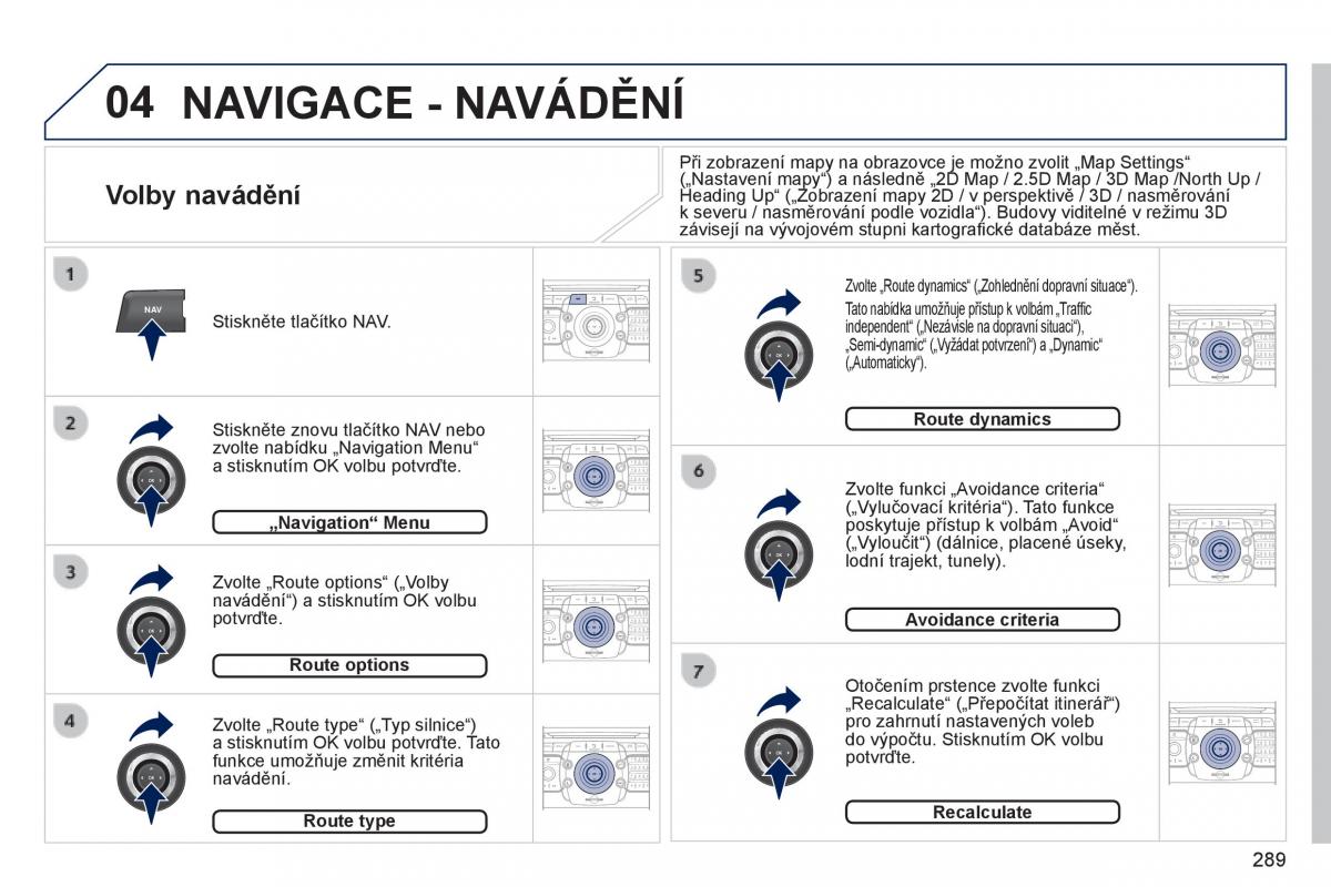 Peugeot 5008 navod k obsludze / page 291