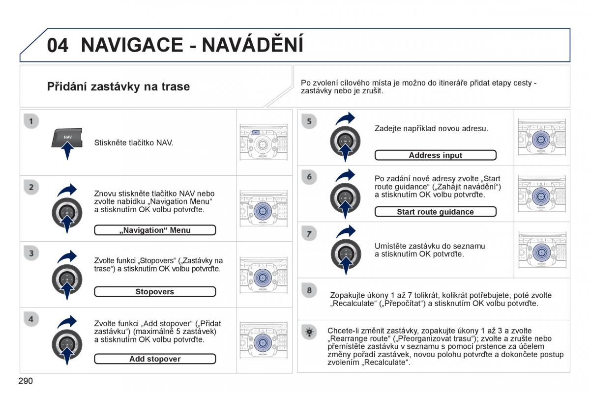 Peugeot 5008 navod k obsludze / page 292