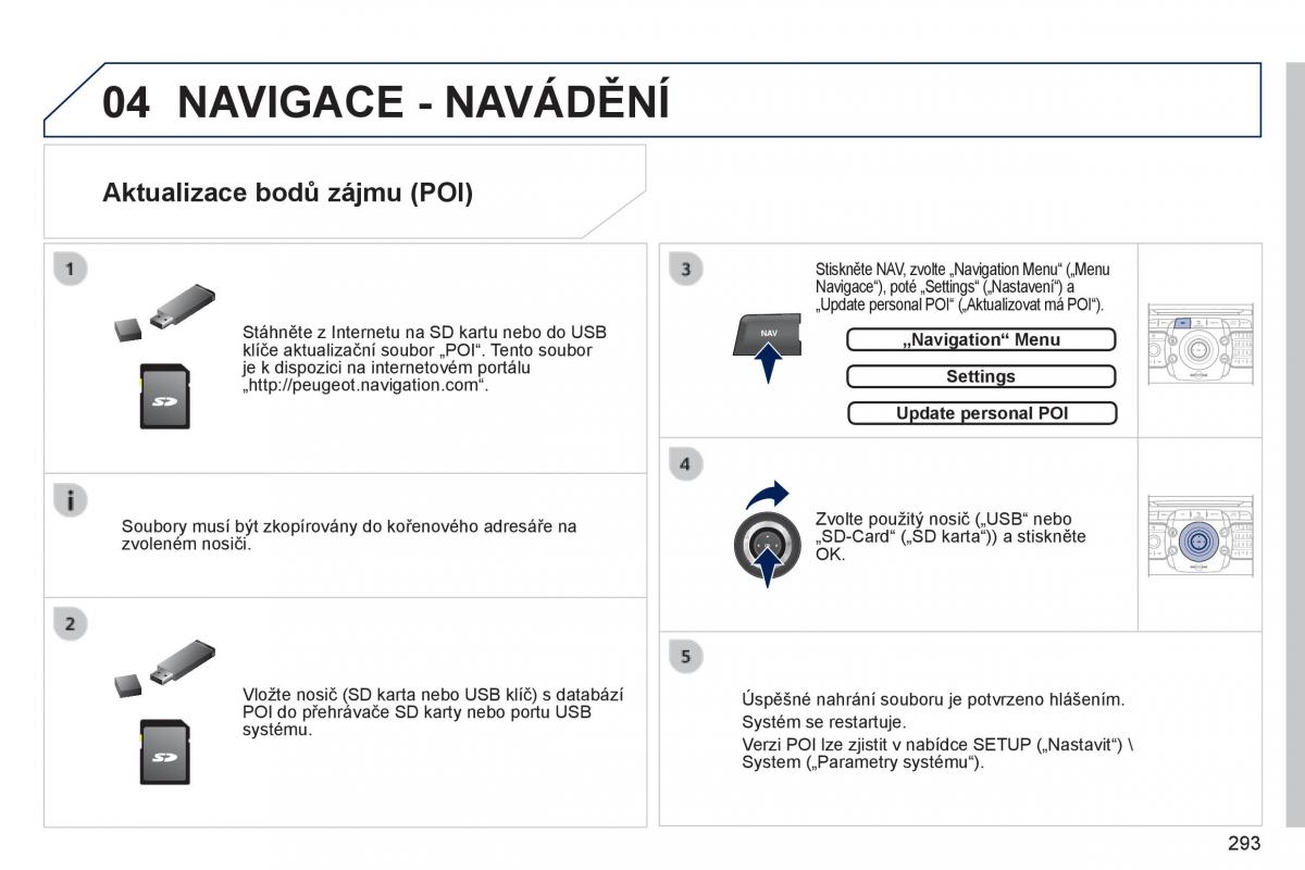 Peugeot 5008 navod k obsludze / page 295