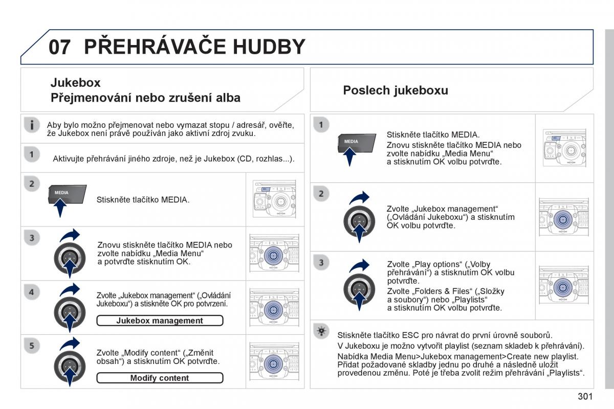 Peugeot 5008 navod k obsludze / page 303