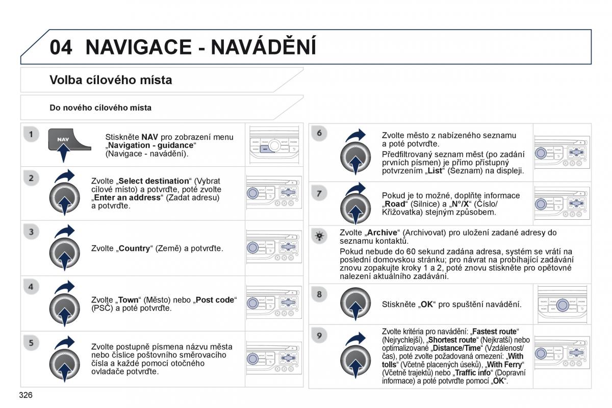 Peugeot 5008 navod k obsludze / page 328