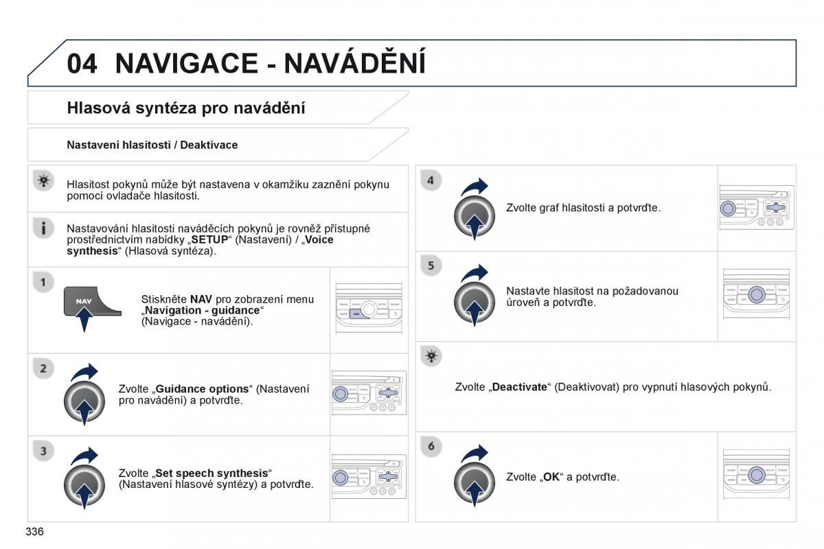 Peugeot 5008 navod k obsludze / page 338