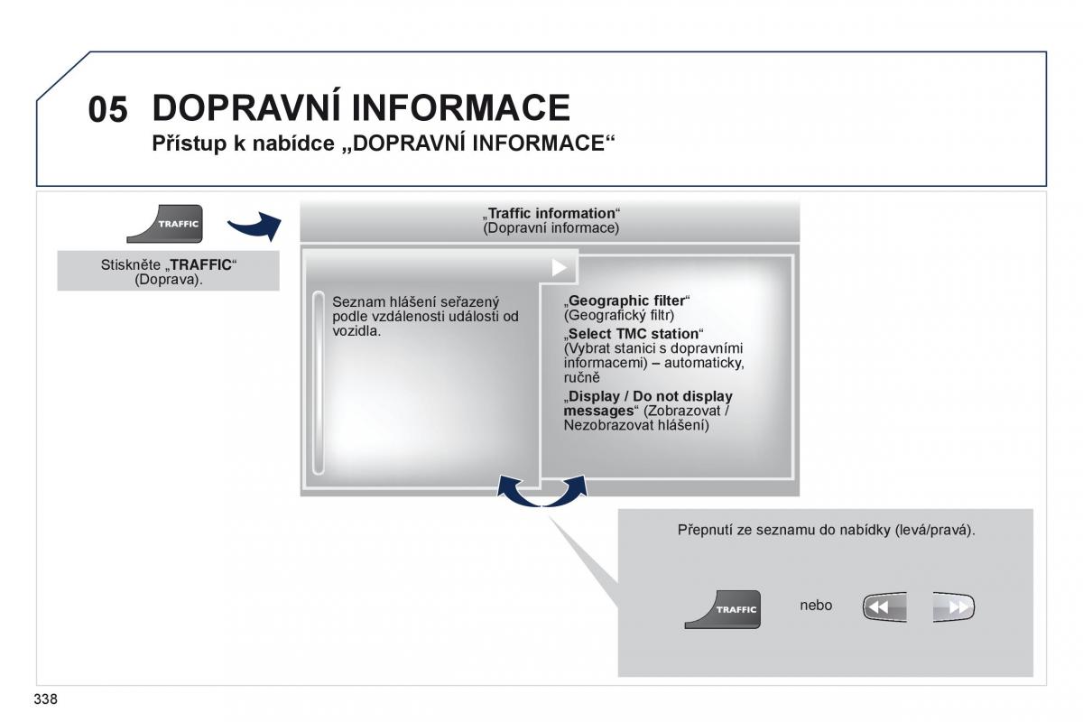 Peugeot 5008 navod k obsludze / page 340