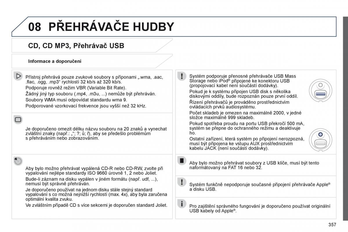 Peugeot 5008 navod k obsludze / page 359