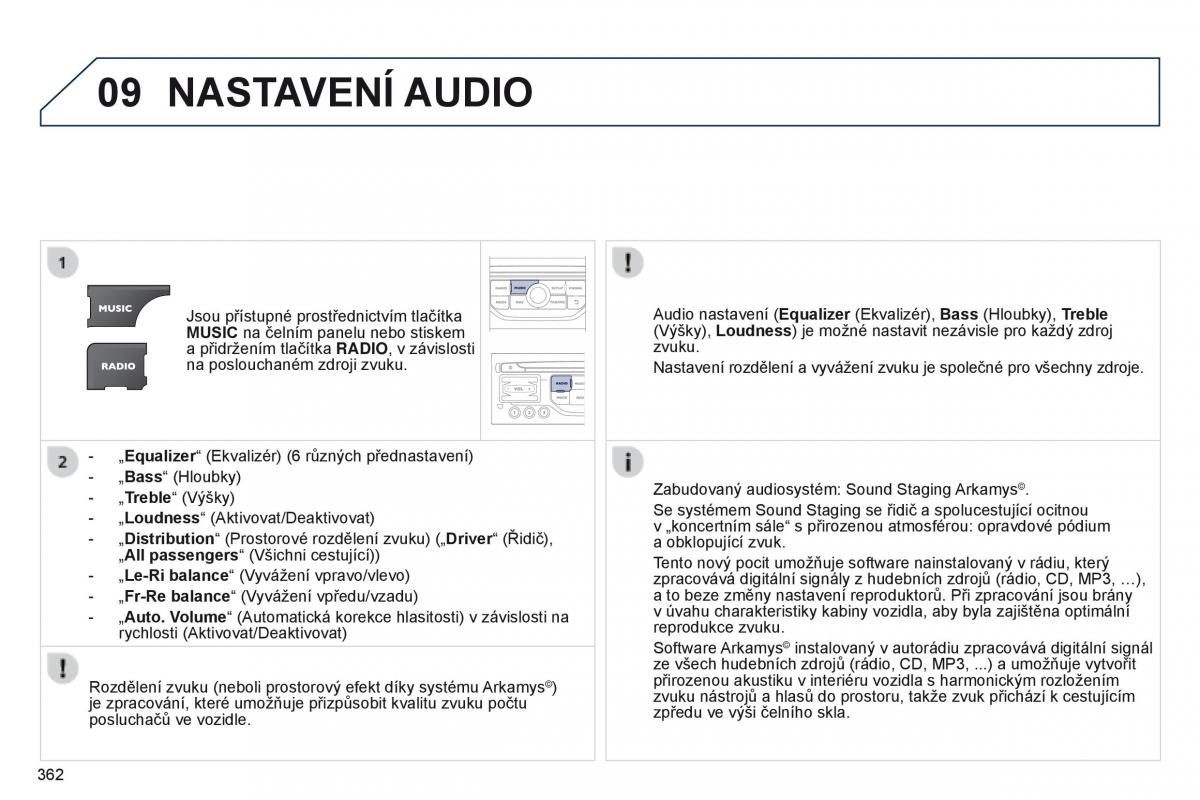 Peugeot 5008 navod k obsludze / page 364