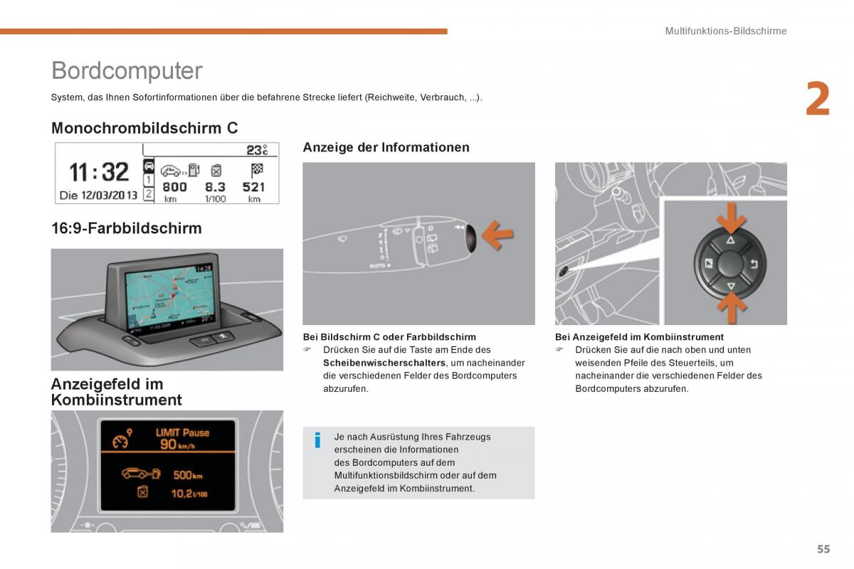 Peugeot 5008 Handbuch / page 57