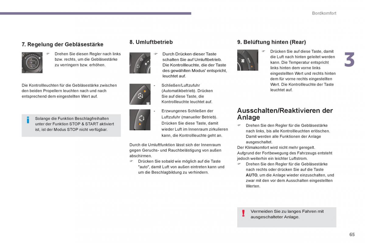 Peugeot 5008 Handbuch / page 67