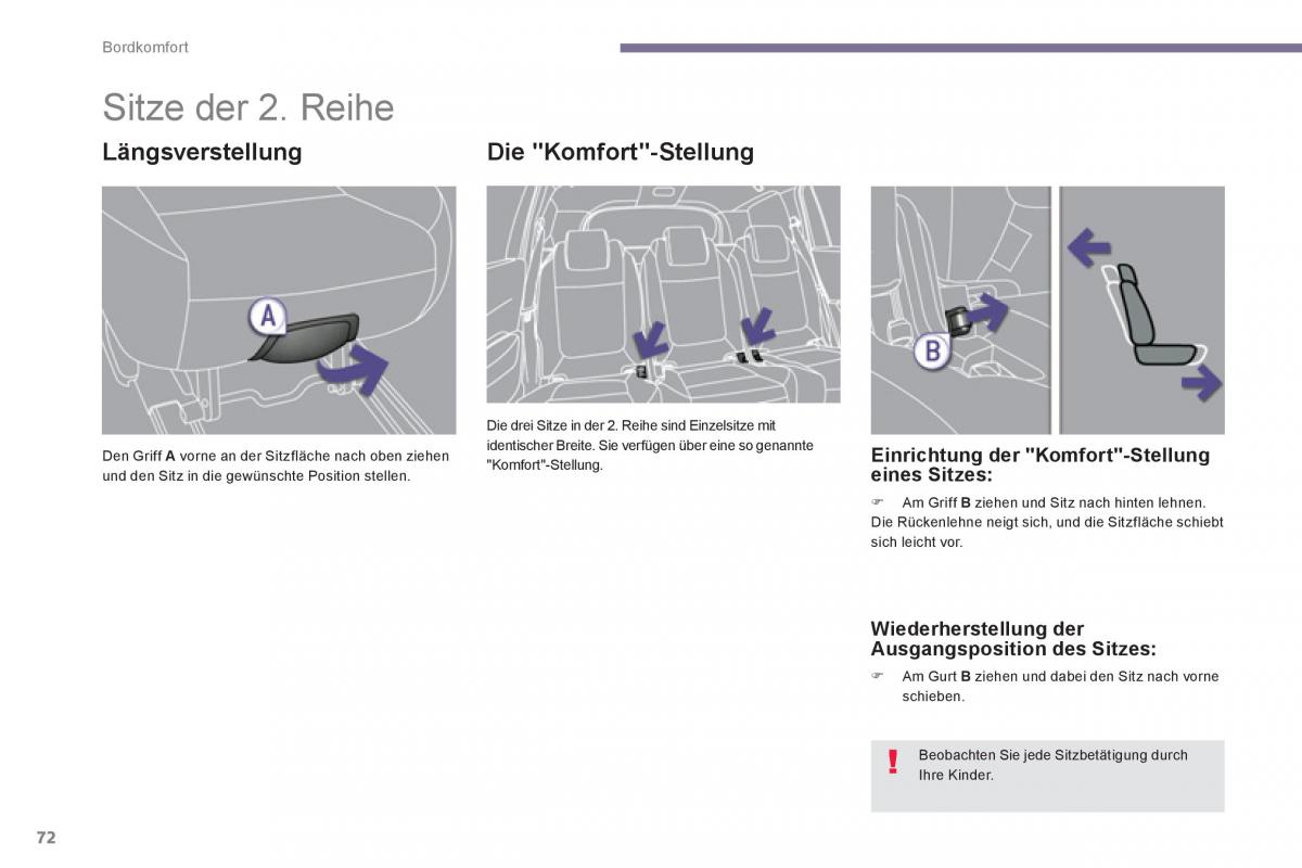 Peugeot 5008 Handbuch / page 74