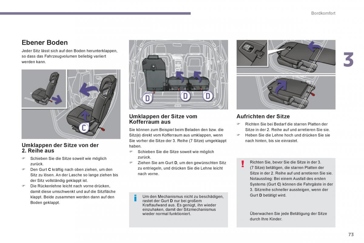 Peugeot 5008 Handbuch / page 75