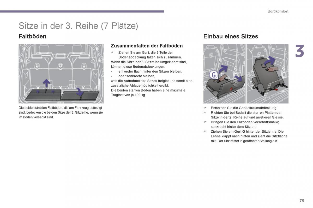 Peugeot 5008 Handbuch / page 77