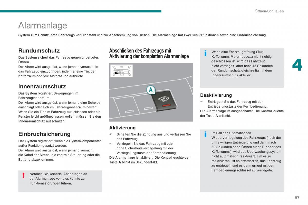 Peugeot 5008 Handbuch / page 89