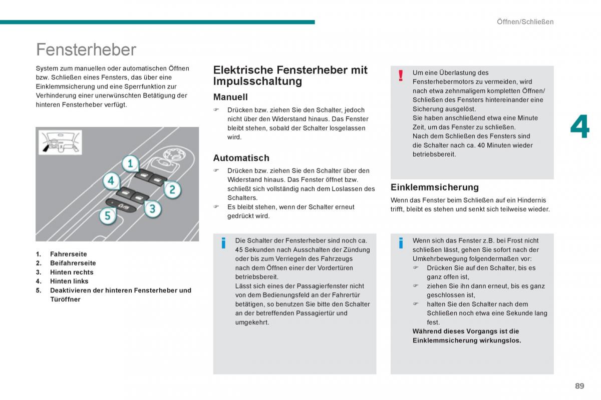 Peugeot 5008 Handbuch / page 91