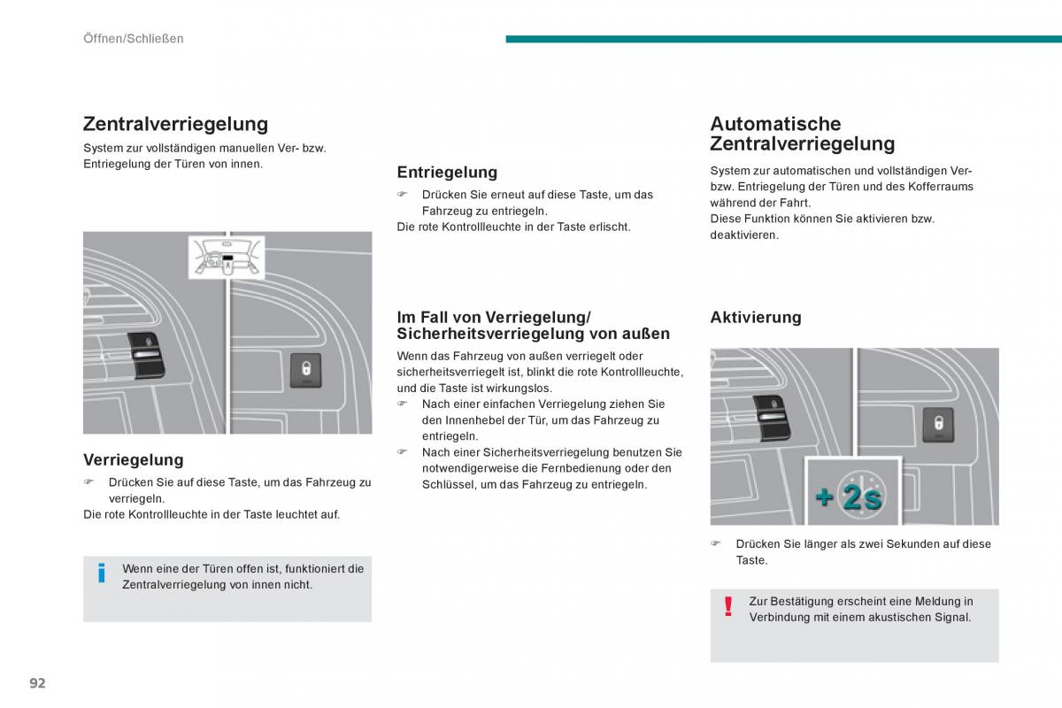 Peugeot 5008 Handbuch / page 94