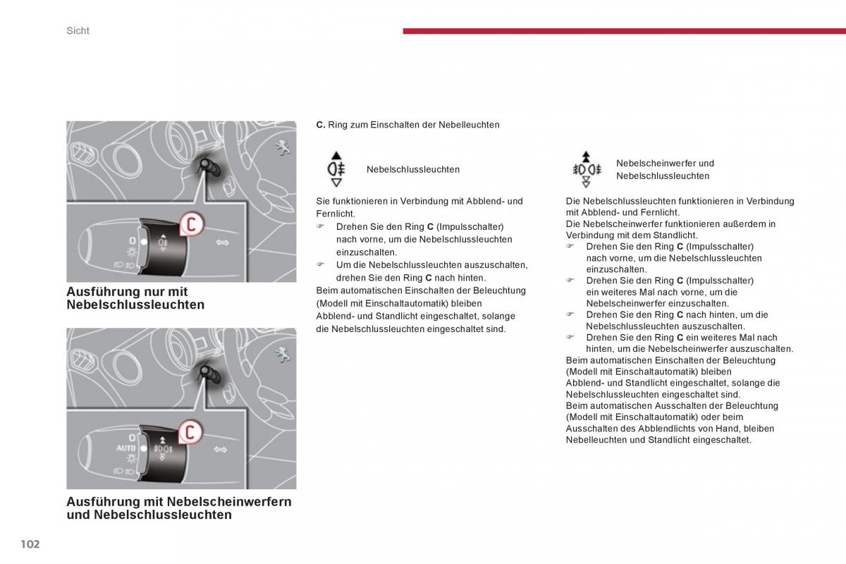 Peugeot 5008 Handbuch / page 104