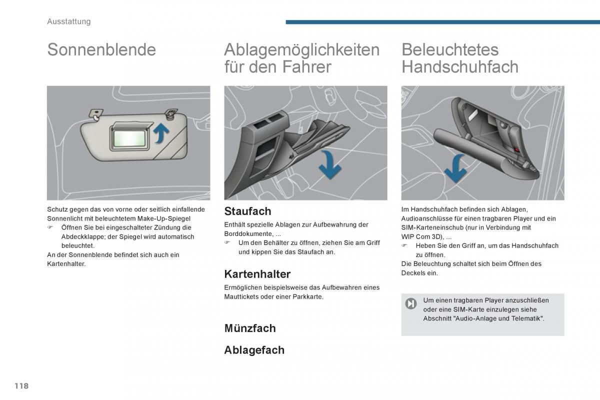 Peugeot 5008 Handbuch / page 120