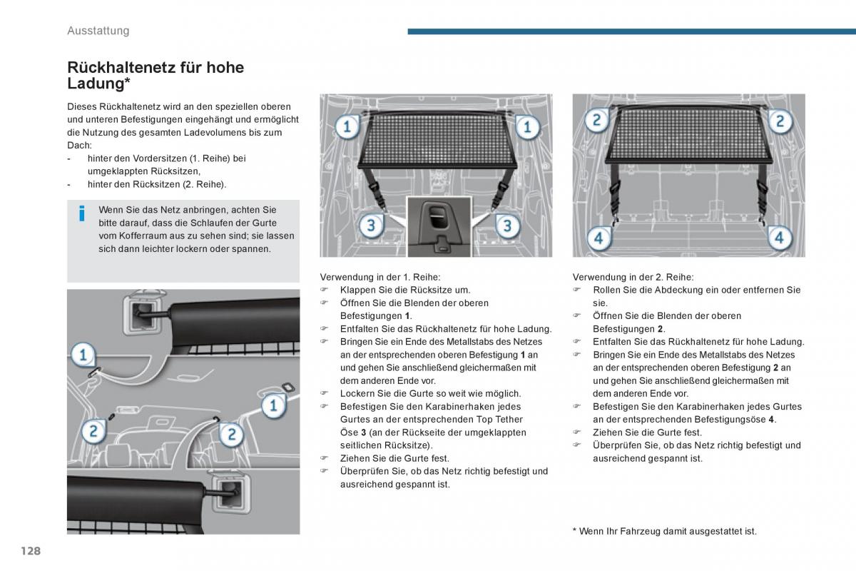 Peugeot 5008 Handbuch / page 130