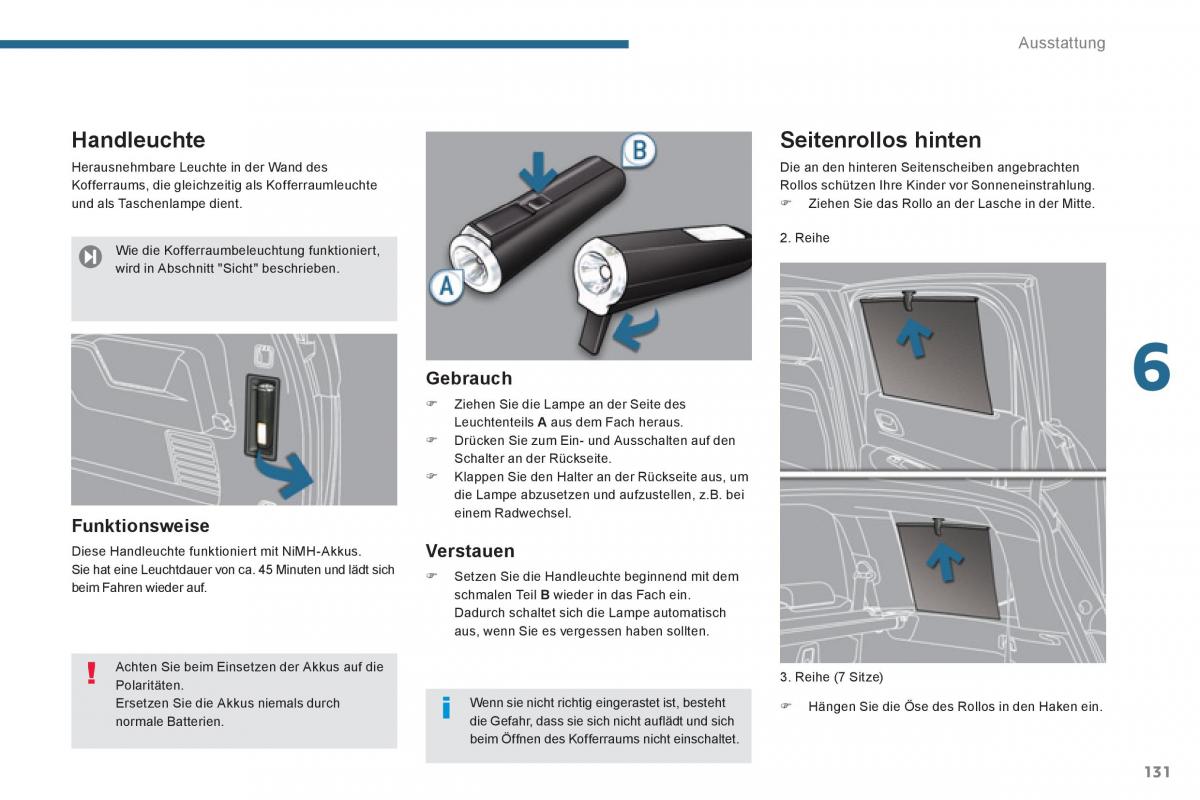 Peugeot 5008 Handbuch / page 133