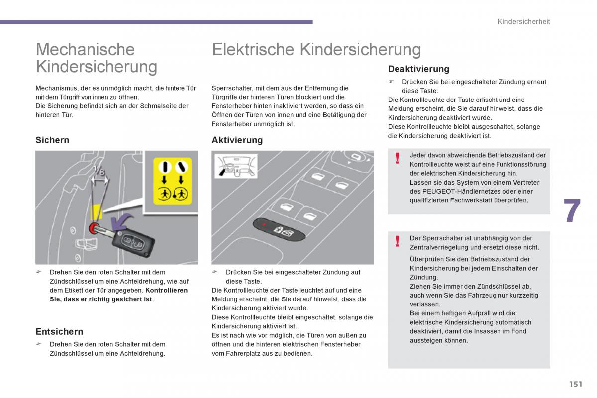 Peugeot 5008 Handbuch / page 153