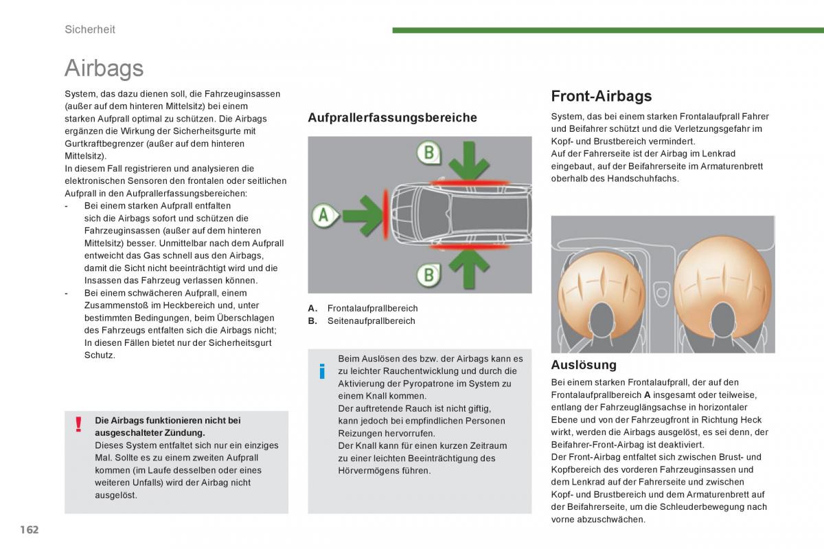 Peugeot 5008 Handbuch / page 164