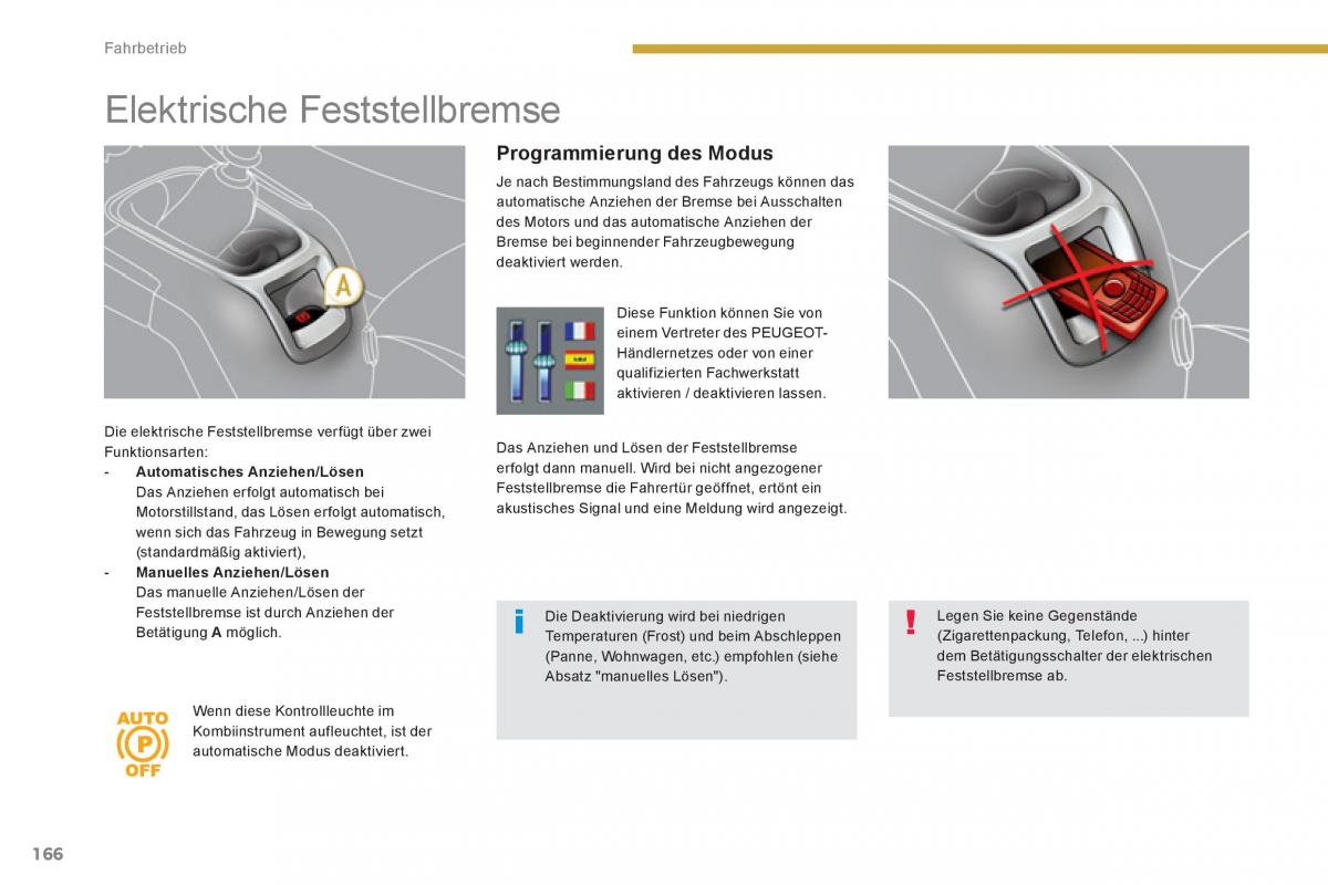 Peugeot 5008 Handbuch / page 168