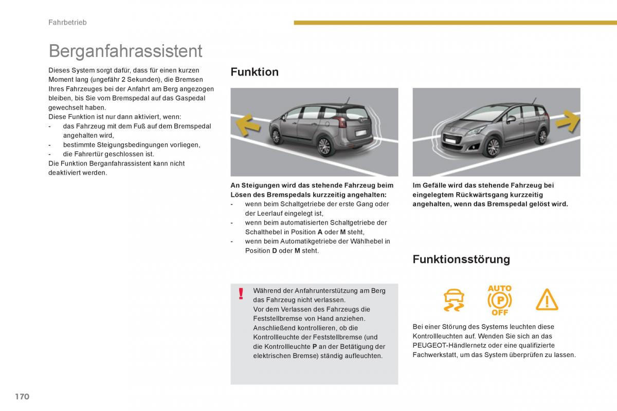 Peugeot 5008 Handbuch / page 172