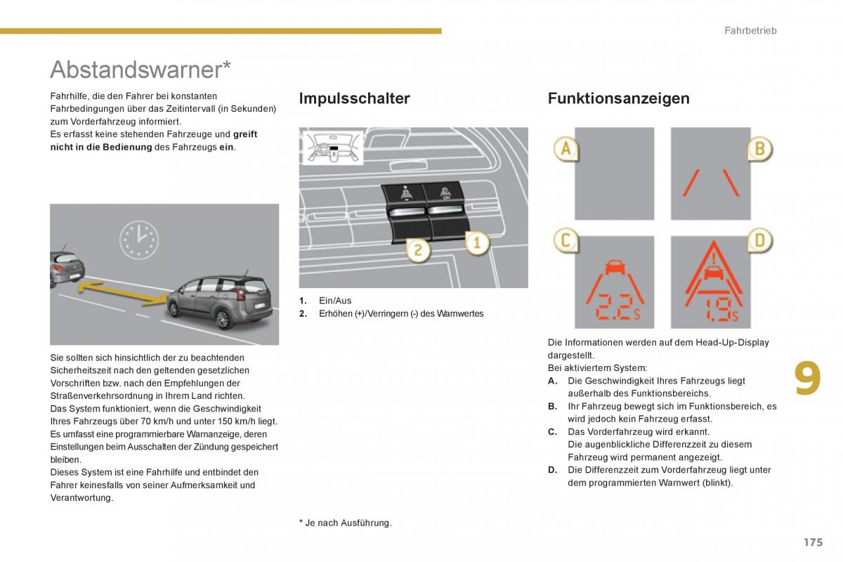 Peugeot 5008 Handbuch / page 177