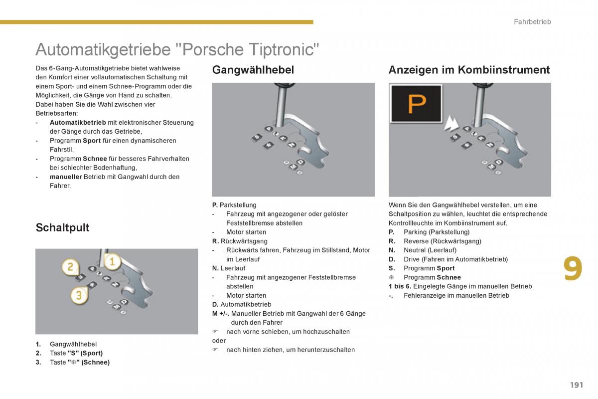 Peugeot 5008 Handbuch / page 193