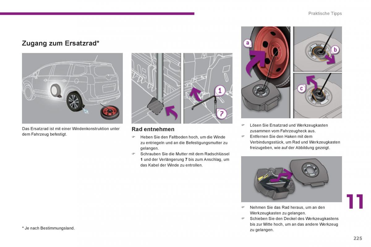 Peugeot 5008 Handbuch / page 227