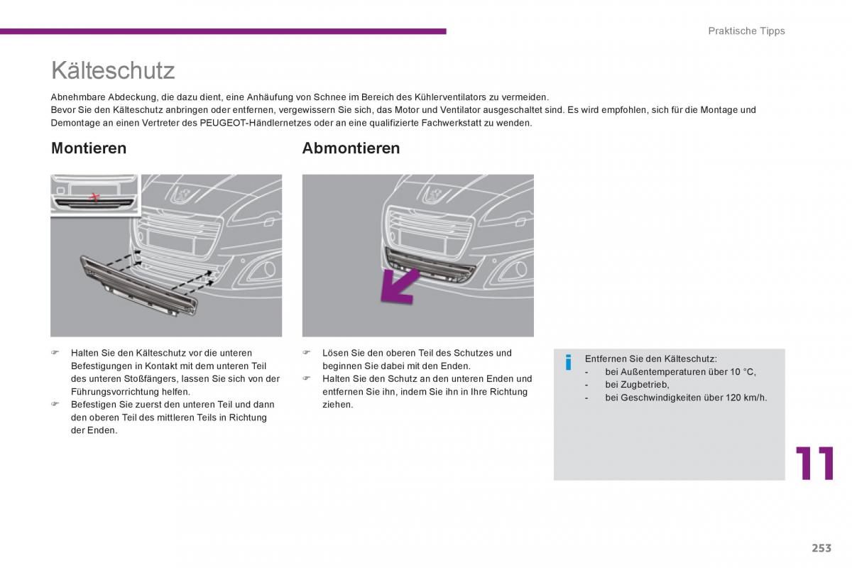 Peugeot 5008 Handbuch / page 255