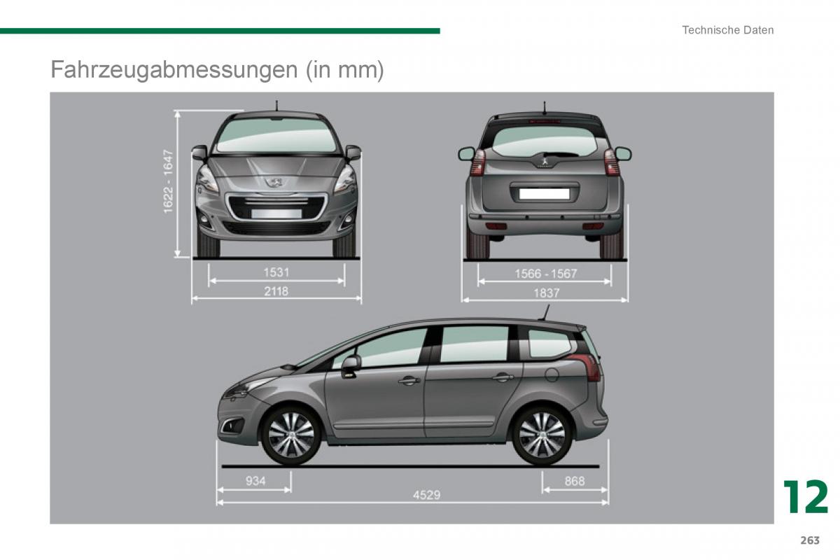 Peugeot 5008 Handbuch / page 265