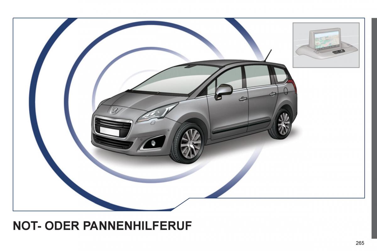 Peugeot 5008 Handbuch / page 267