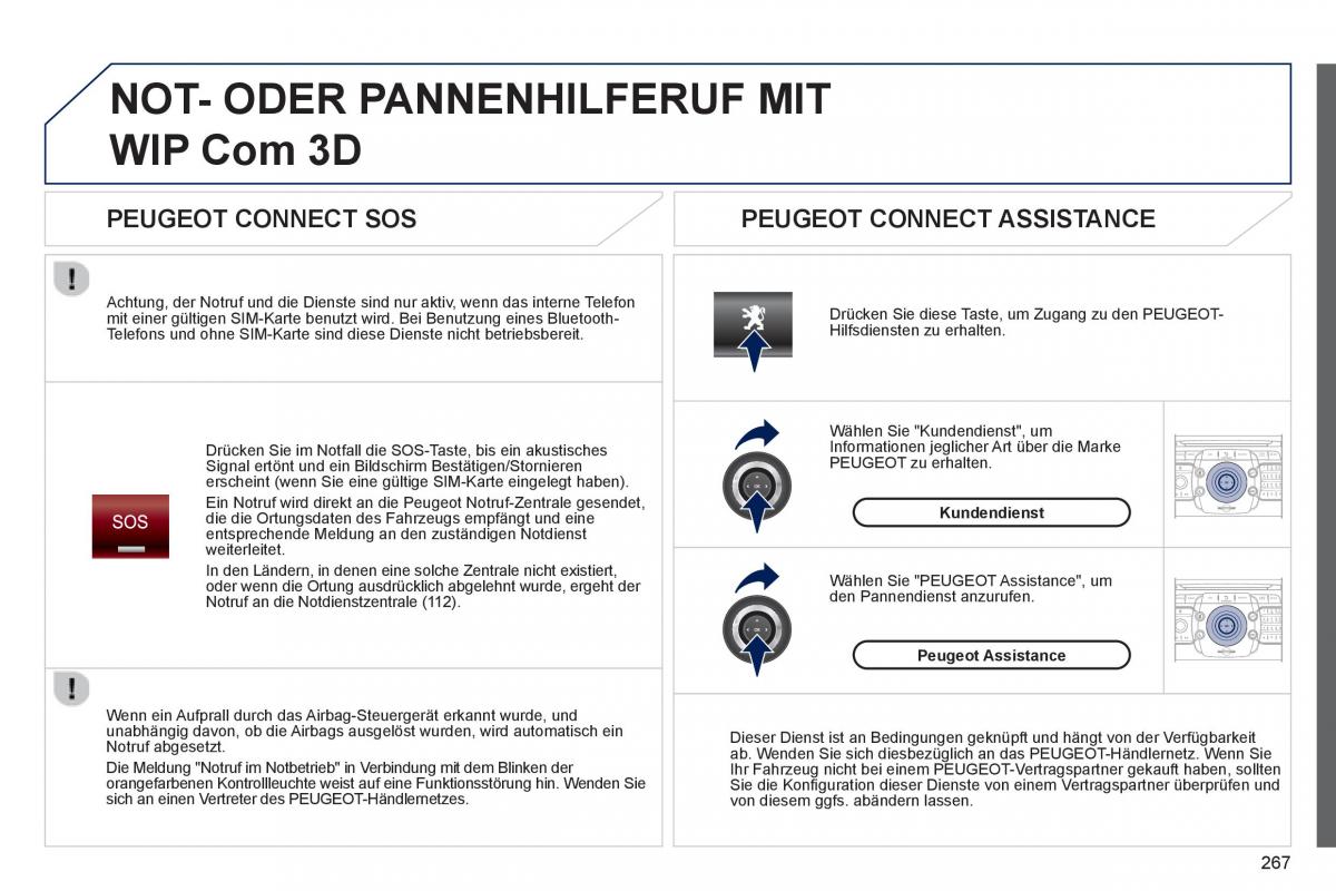 Peugeot 5008 Handbuch / page 269