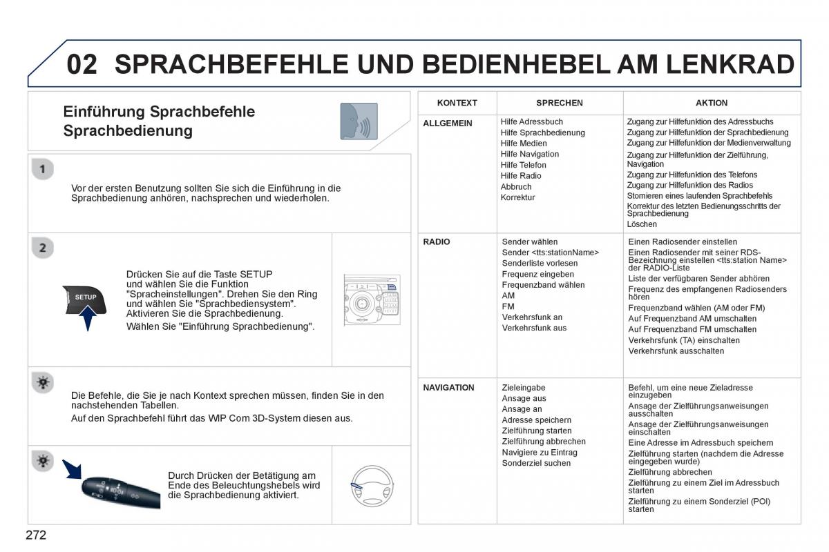 Peugeot 5008 Handbuch / page 274