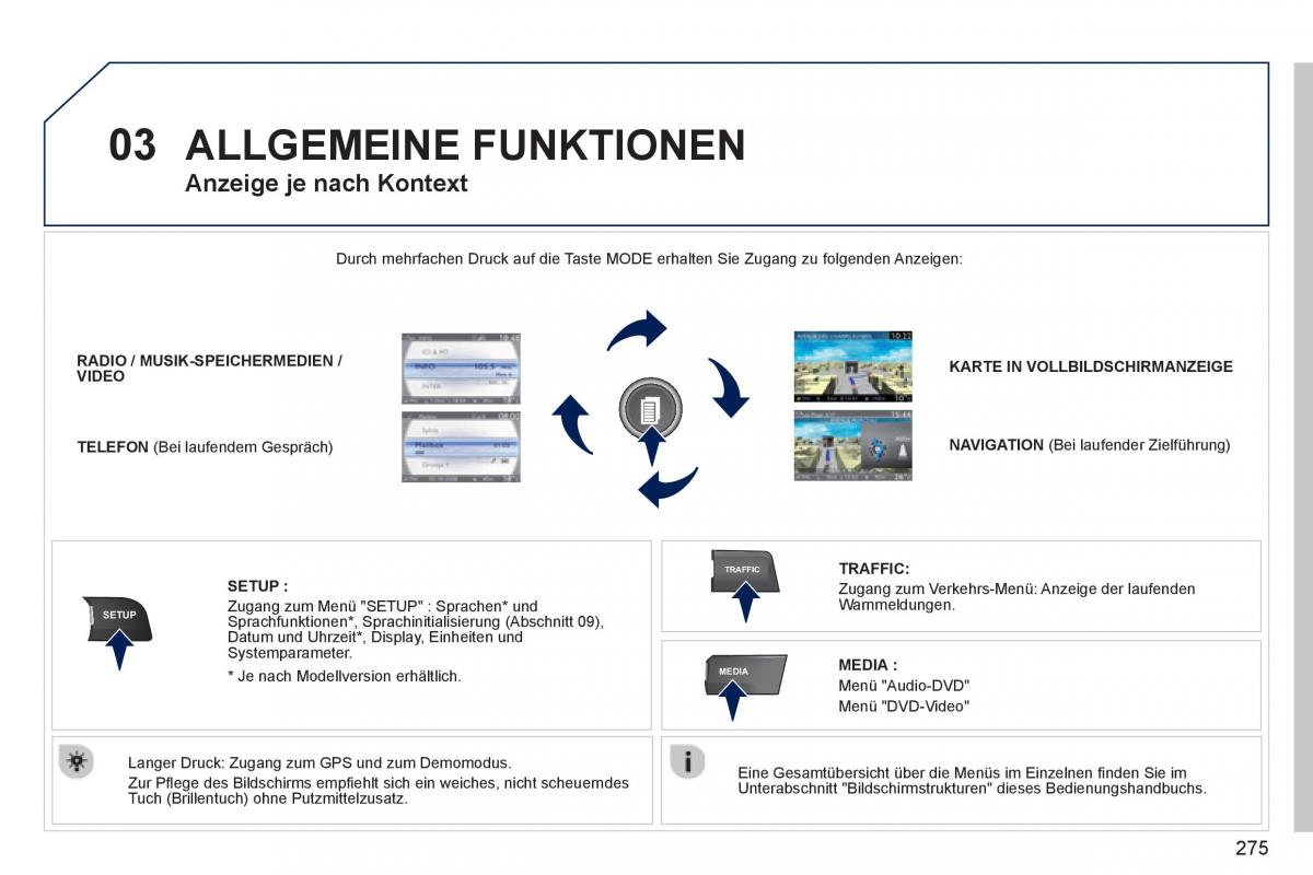 Peugeot 5008 Handbuch / page 277