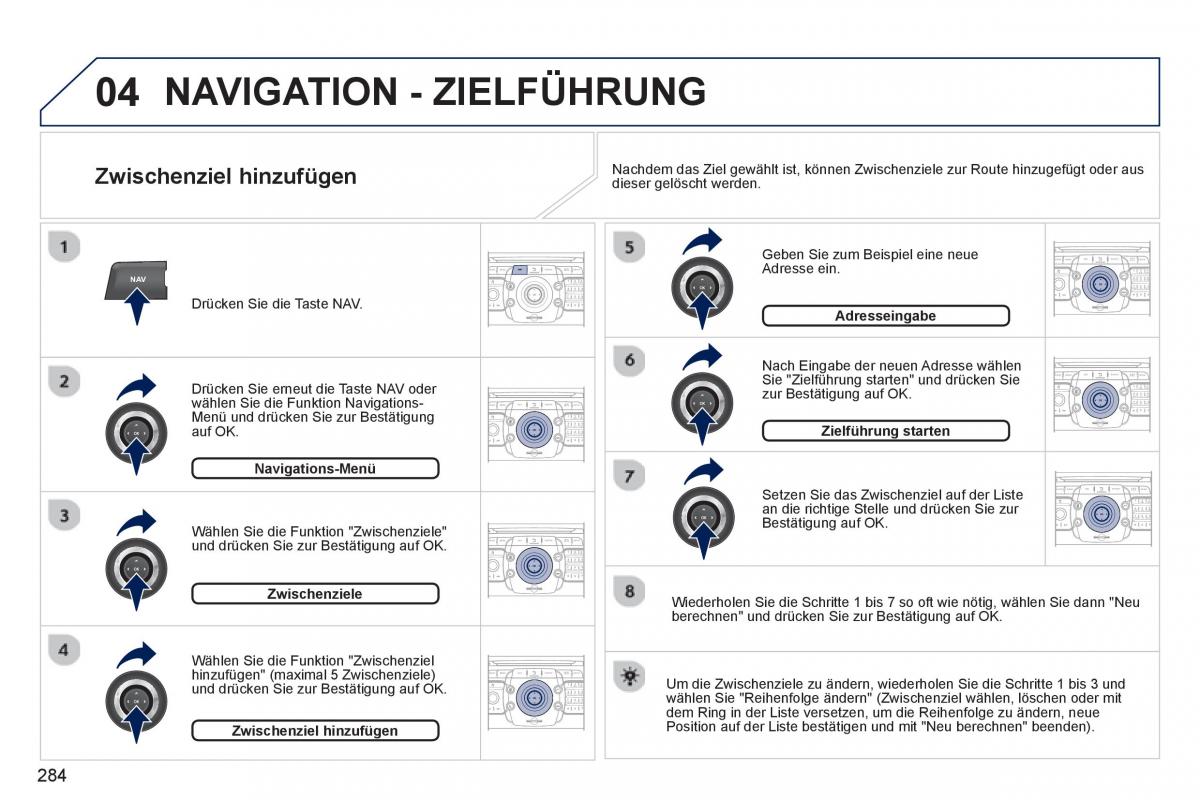 Peugeot 5008 Handbuch / page 286