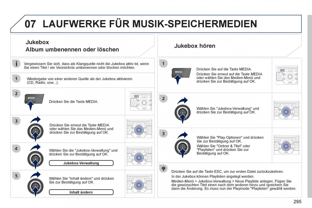 Peugeot 5008 Handbuch / page 297