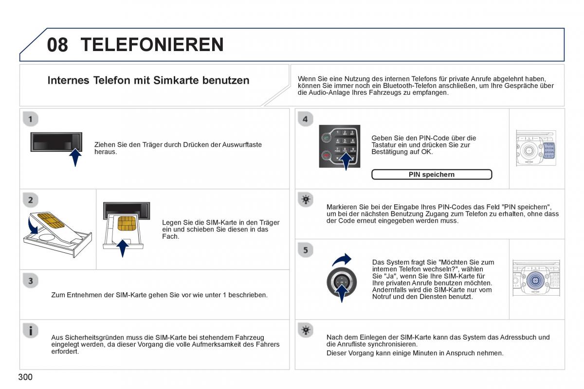 Peugeot 5008 Handbuch / page 302