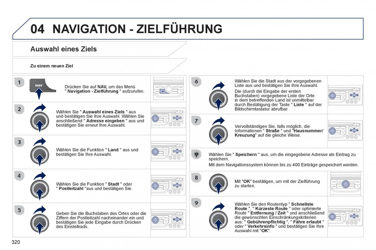 Peugeot 5008 Handbuch / page 322