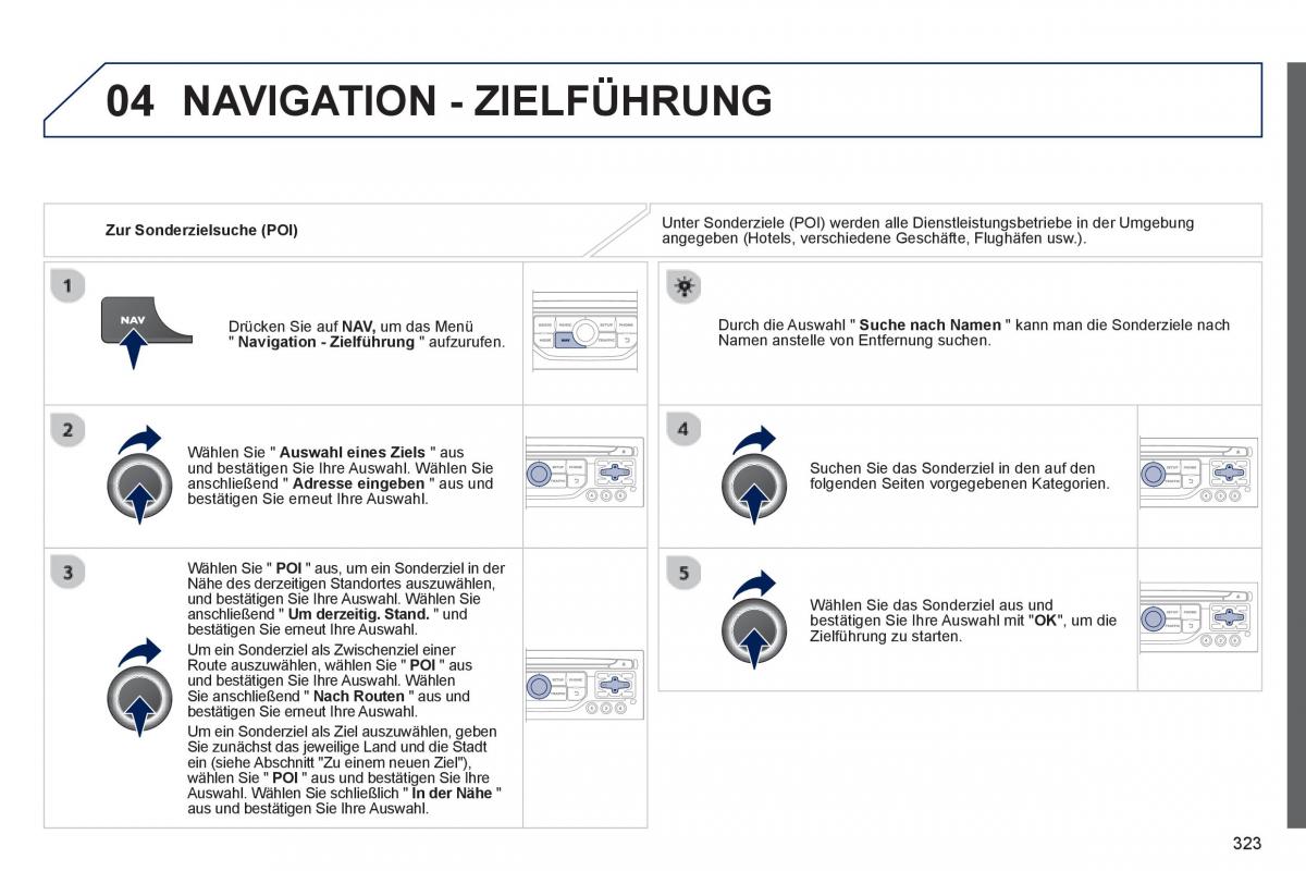 Peugeot 5008 Handbuch / page 325