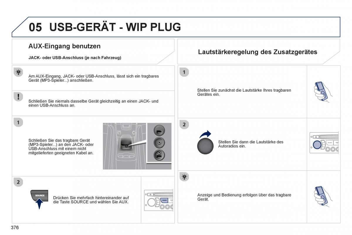 Peugeot 5008 Handbuch / page 378