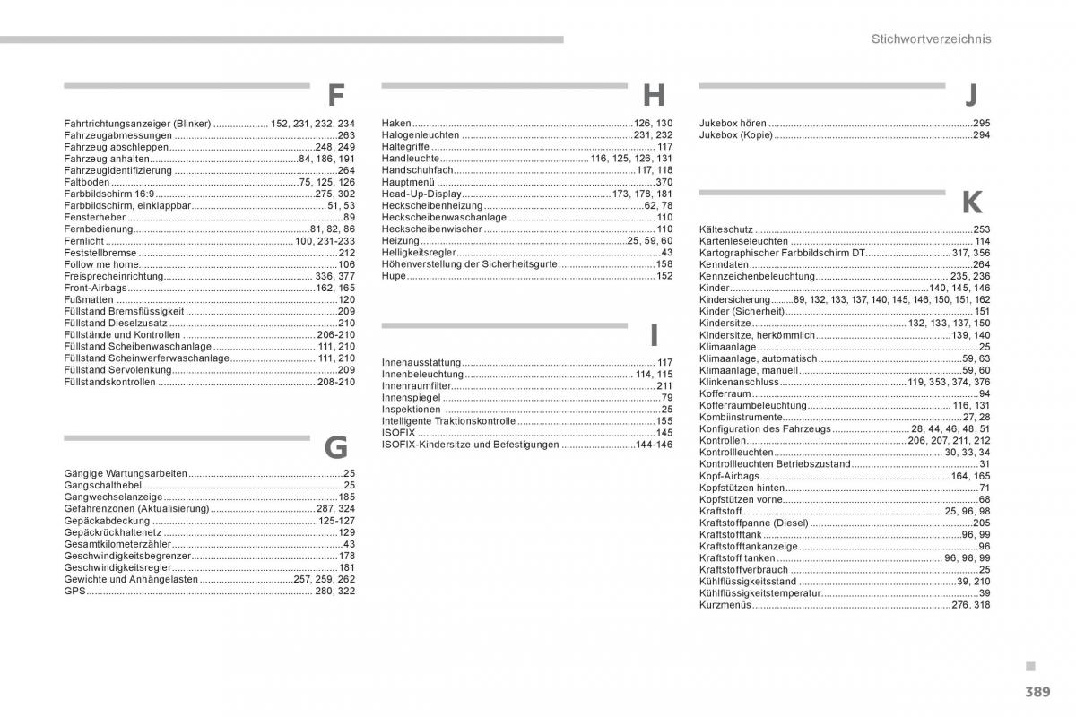 Peugeot 5008 Handbuch / page 391