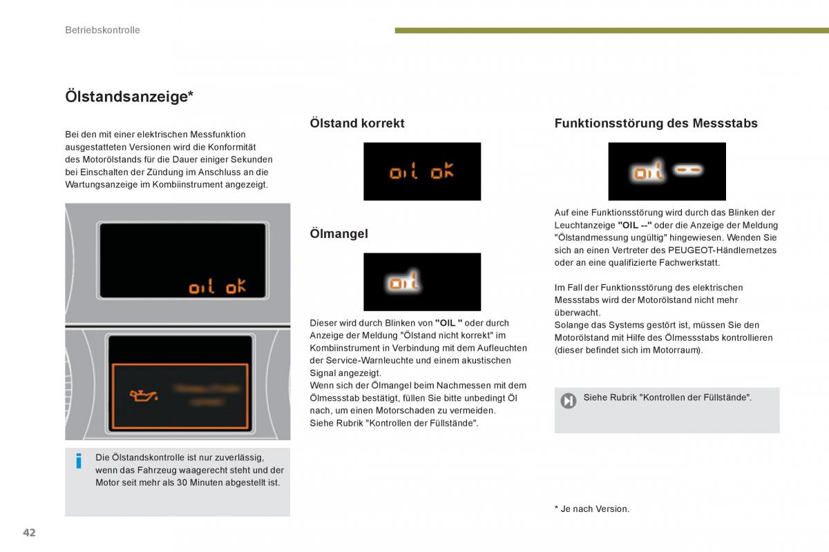 Peugeot 5008 Handbuch / page 44