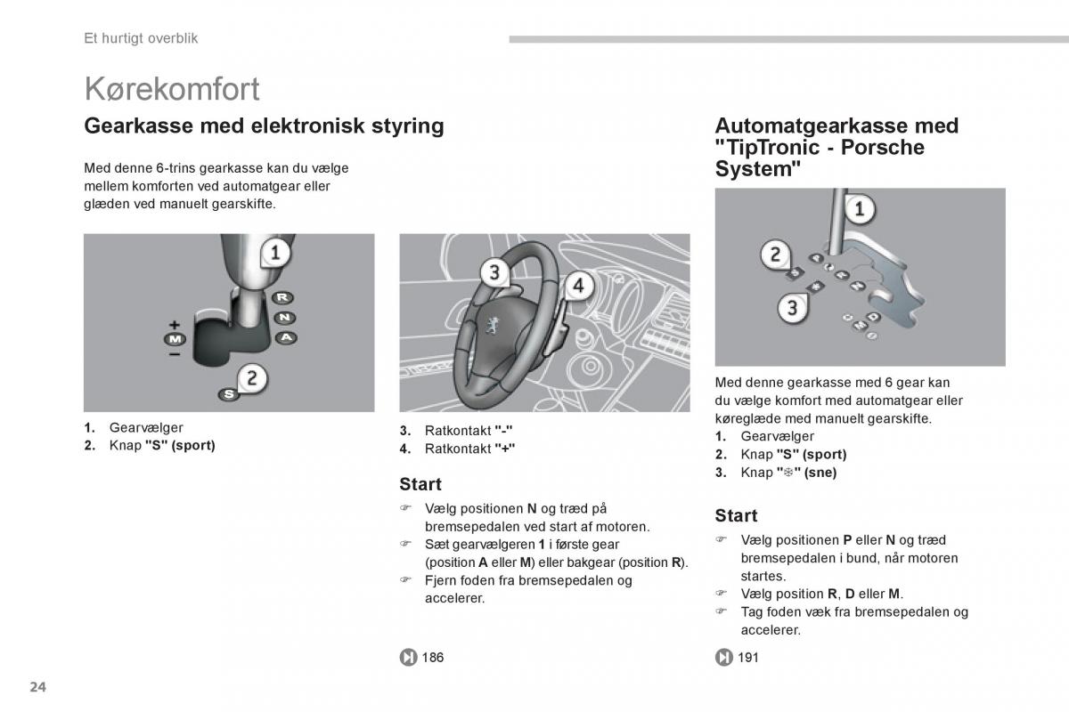 manual  Peugeot 5008 Bilens instruktionsbog / page 26