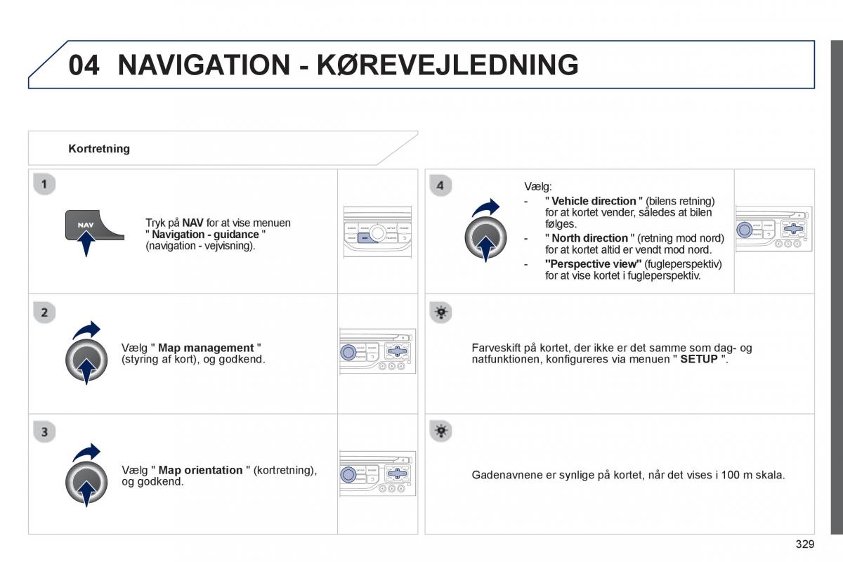 manual  Peugeot 5008 Bilens instruktionsbog / page 331