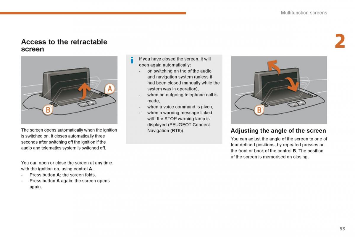 Peugeot 5008 owners manual / page 55